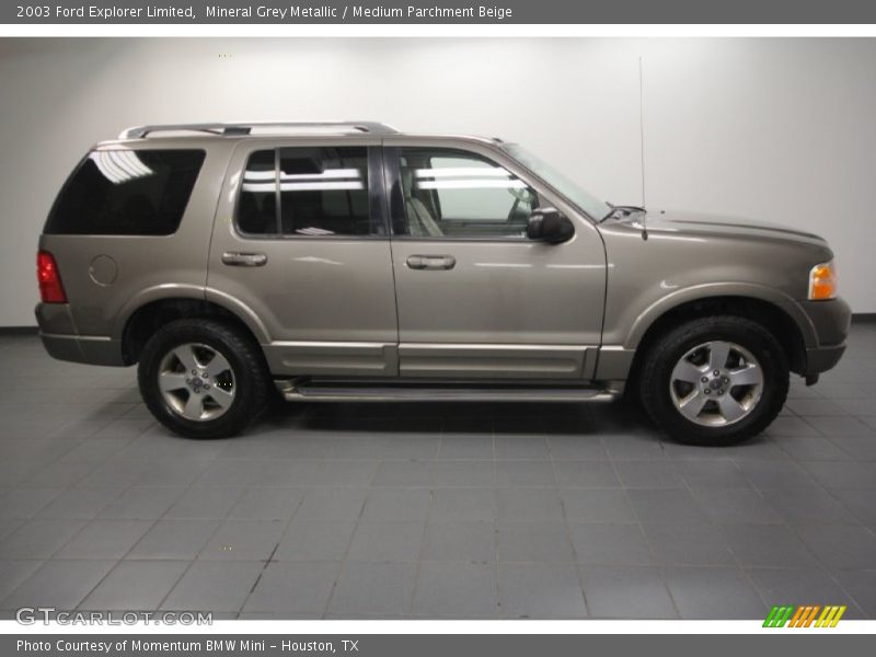 Mineral Grey Metallic / Medium Parchment Beige 2003 Ford Explorer Limited