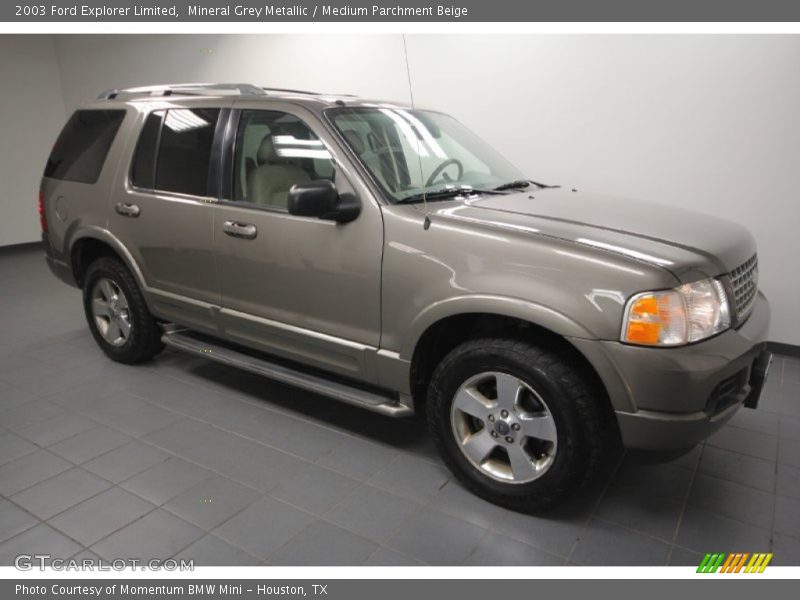 Mineral Grey Metallic / Medium Parchment Beige 2003 Ford Explorer Limited