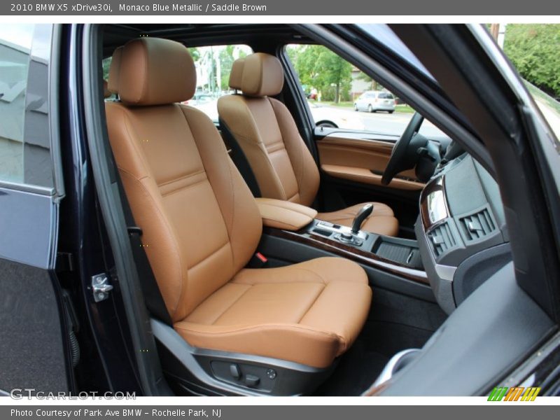 Monaco Blue Metallic / Saddle Brown 2010 BMW X5 xDrive30i