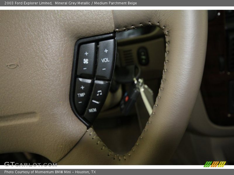 Mineral Grey Metallic / Medium Parchment Beige 2003 Ford Explorer Limited