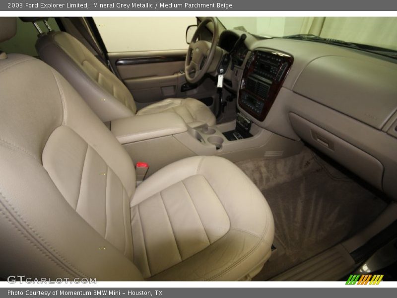 Mineral Grey Metallic / Medium Parchment Beige 2003 Ford Explorer Limited