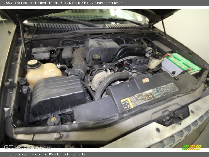 Mineral Grey Metallic / Medium Parchment Beige 2003 Ford Explorer Limited