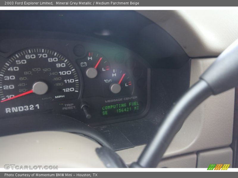 Mineral Grey Metallic / Medium Parchment Beige 2003 Ford Explorer Limited