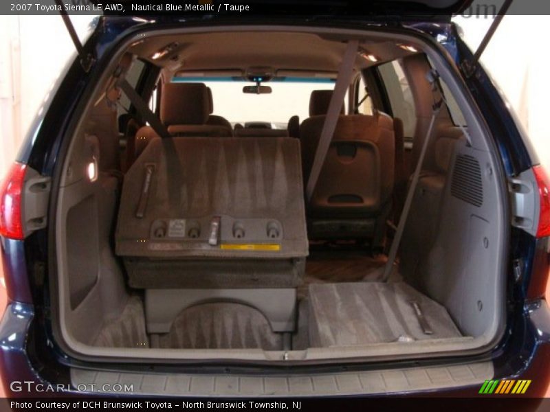 Nautical Blue Metallic / Taupe 2007 Toyota Sienna LE AWD
