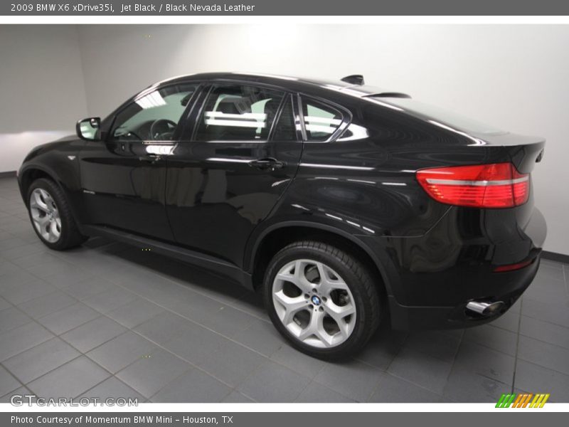 Jet Black / Black Nevada Leather 2009 BMW X6 xDrive35i