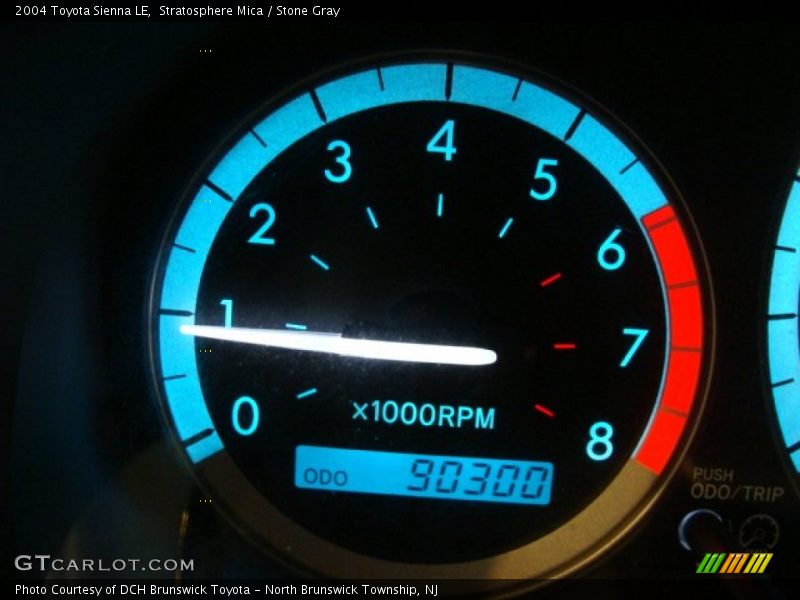 Stratosphere Mica / Stone Gray 2004 Toyota Sienna LE