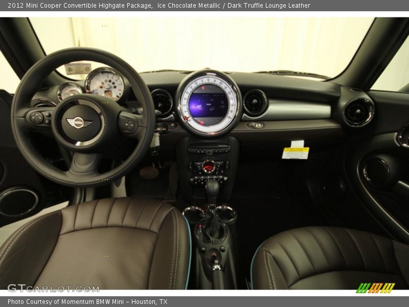 Dashboard of 2012 Cooper Convertible Highgate Package