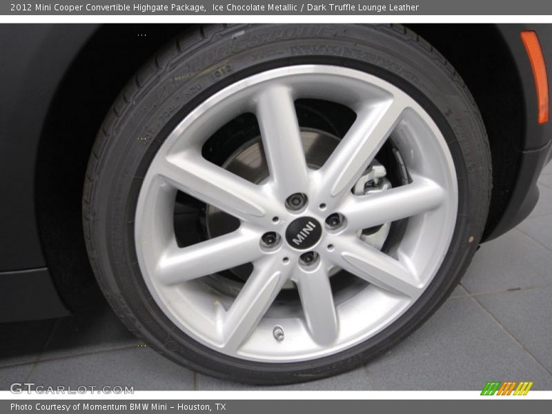 Ice Chocolate Metallic / Dark Truffle Lounge Leather 2012 Mini Cooper Convertible Highgate Package