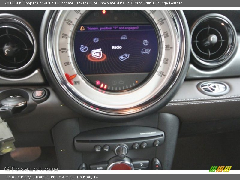 Ice Chocolate Metallic / Dark Truffle Lounge Leather 2012 Mini Cooper Convertible Highgate Package
