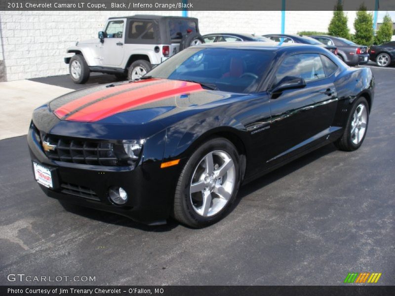 Front 3/4 View of 2011 Camaro LT Coupe