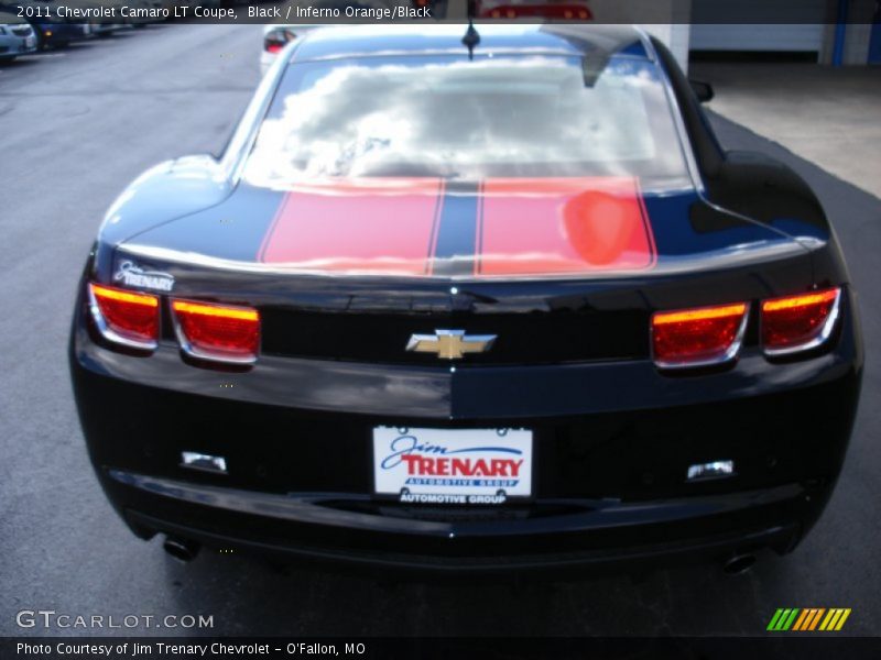 Black / Inferno Orange/Black 2011 Chevrolet Camaro LT Coupe