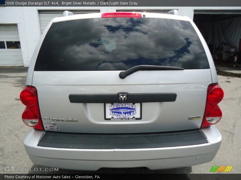 Bright Silver Metallic / Dark/Light Slate Gray 2008 Dodge Durango SLT 4x4