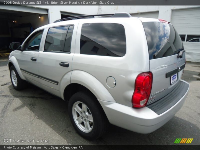 Bright Silver Metallic / Dark/Light Slate Gray 2008 Dodge Durango SLT 4x4