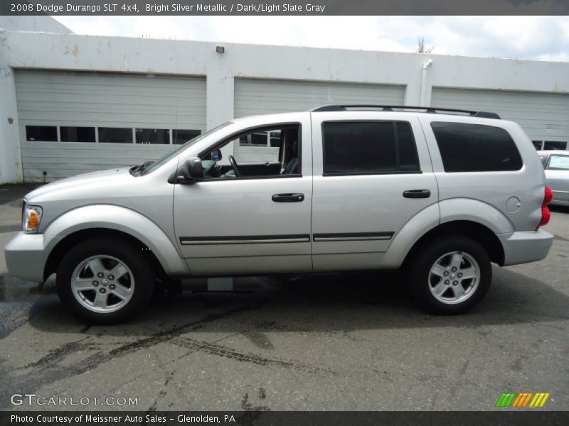 Bright Silver Metallic / Dark/Light Slate Gray 2008 Dodge Durango SLT 4x4