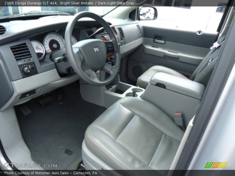 Bright Silver Metallic / Dark/Light Slate Gray 2008 Dodge Durango SLT 4x4