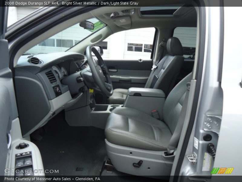 Bright Silver Metallic / Dark/Light Slate Gray 2008 Dodge Durango SLT 4x4