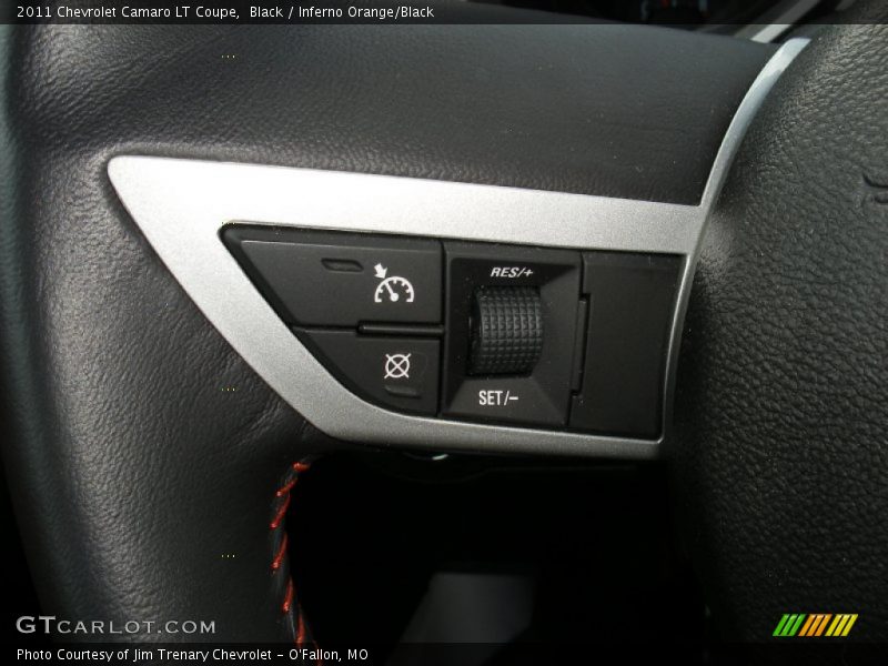 Black / Inferno Orange/Black 2011 Chevrolet Camaro LT Coupe