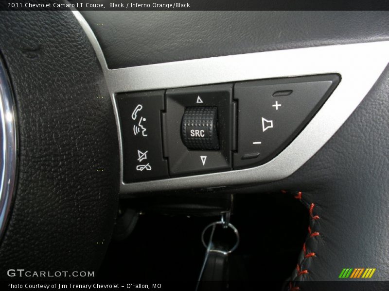Black / Inferno Orange/Black 2011 Chevrolet Camaro LT Coupe