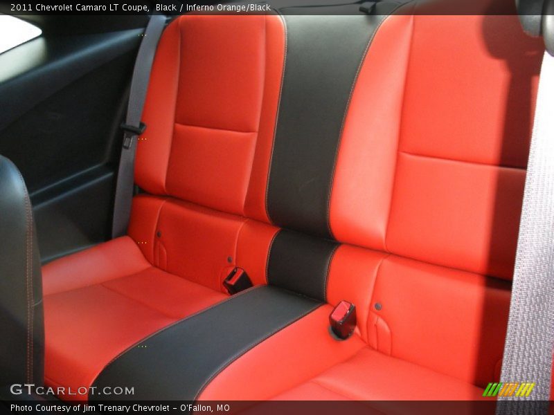 Black / Inferno Orange/Black 2011 Chevrolet Camaro LT Coupe