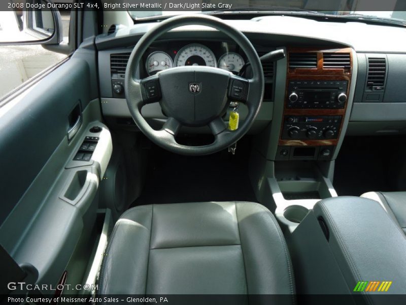 Bright Silver Metallic / Dark/Light Slate Gray 2008 Dodge Durango SLT 4x4