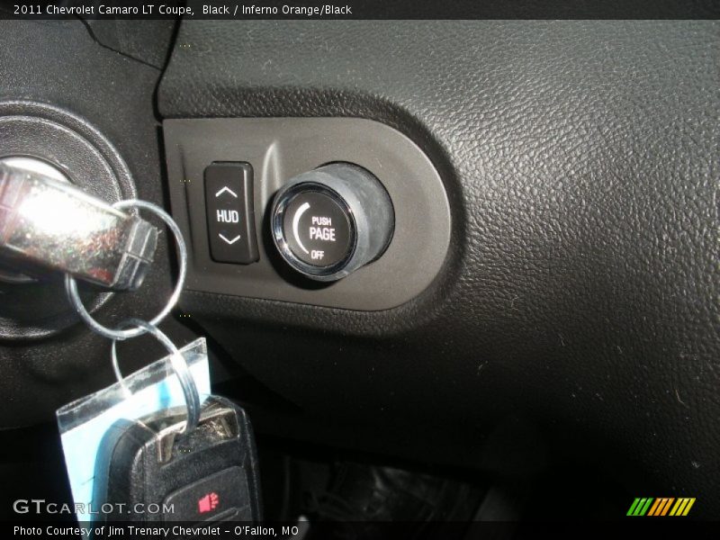 Black / Inferno Orange/Black 2011 Chevrolet Camaro LT Coupe