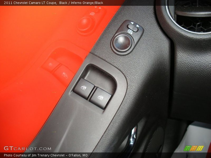Black / Inferno Orange/Black 2011 Chevrolet Camaro LT Coupe