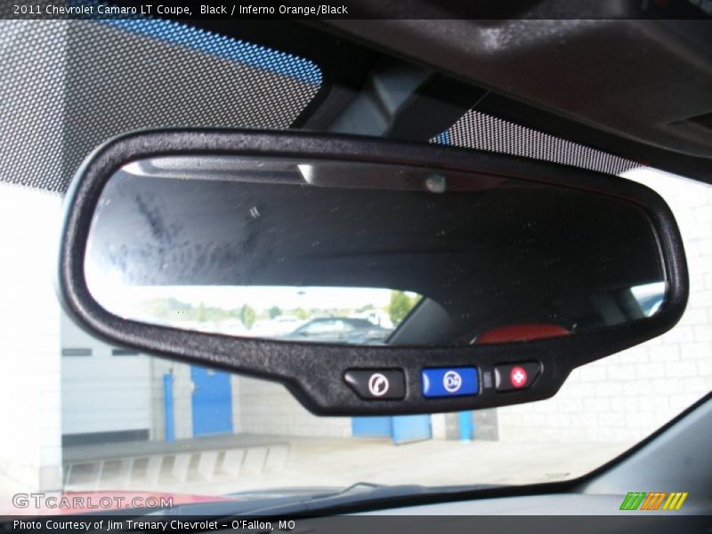 Black / Inferno Orange/Black 2011 Chevrolet Camaro LT Coupe