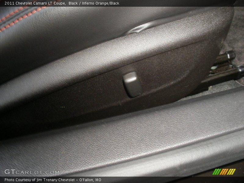 Black / Inferno Orange/Black 2011 Chevrolet Camaro LT Coupe
