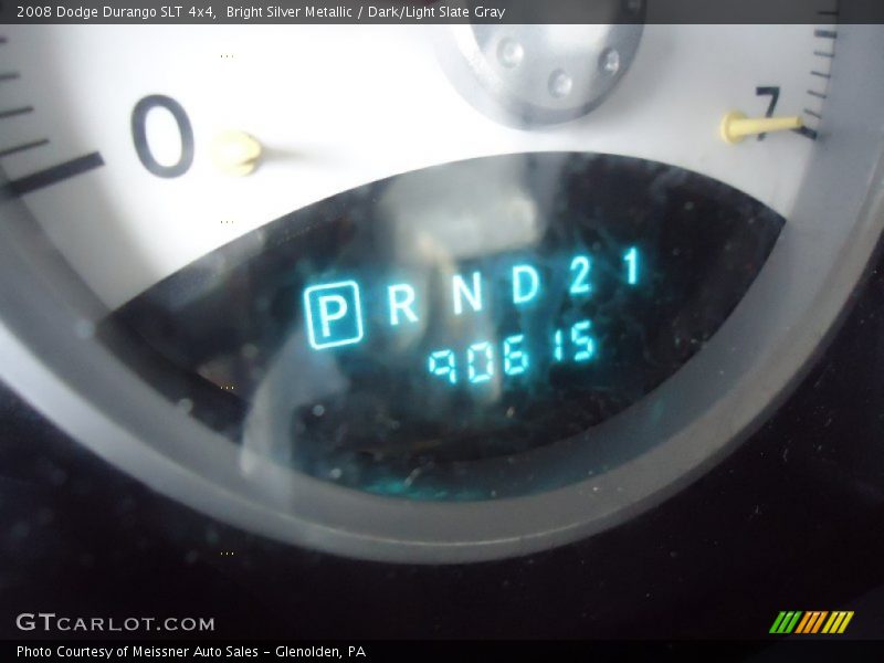 Bright Silver Metallic / Dark/Light Slate Gray 2008 Dodge Durango SLT 4x4