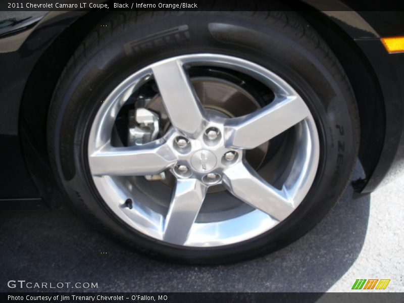 Black / Inferno Orange/Black 2011 Chevrolet Camaro LT Coupe