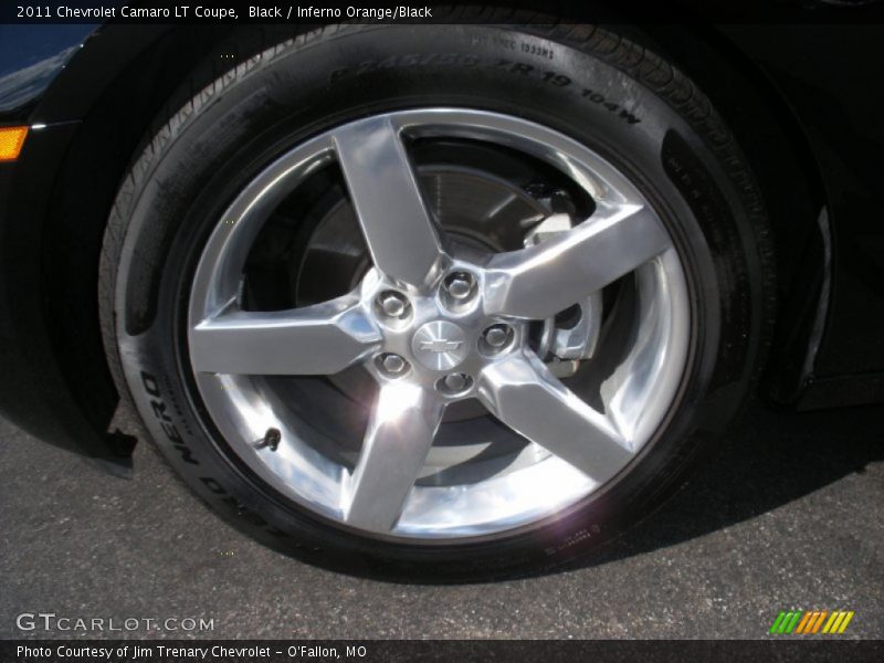 Black / Inferno Orange/Black 2011 Chevrolet Camaro LT Coupe