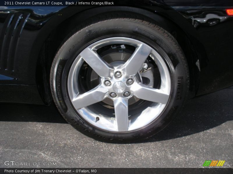 Black / Inferno Orange/Black 2011 Chevrolet Camaro LT Coupe