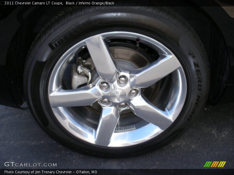 Black / Inferno Orange/Black 2011 Chevrolet Camaro LT Coupe