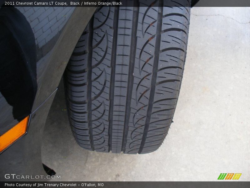 Black / Inferno Orange/Black 2011 Chevrolet Camaro LT Coupe