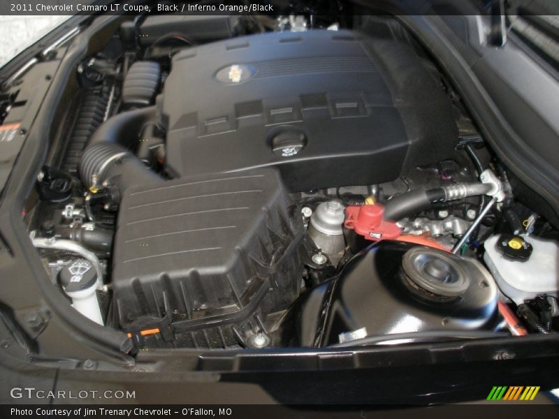 Black / Inferno Orange/Black 2011 Chevrolet Camaro LT Coupe