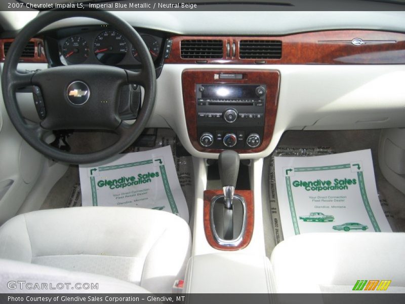 Imperial Blue Metallic / Neutral Beige 2007 Chevrolet Impala LS