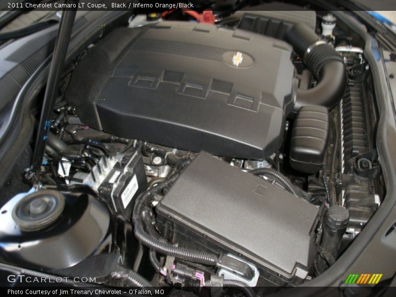 Black / Inferno Orange/Black 2011 Chevrolet Camaro LT Coupe