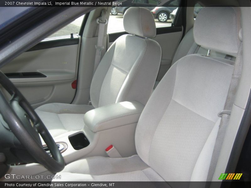 Imperial Blue Metallic / Neutral Beige 2007 Chevrolet Impala LS