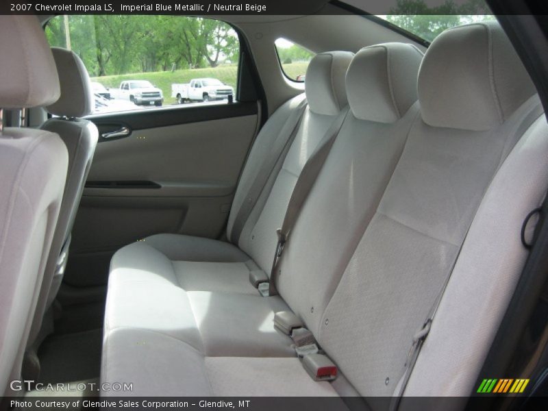 Imperial Blue Metallic / Neutral Beige 2007 Chevrolet Impala LS