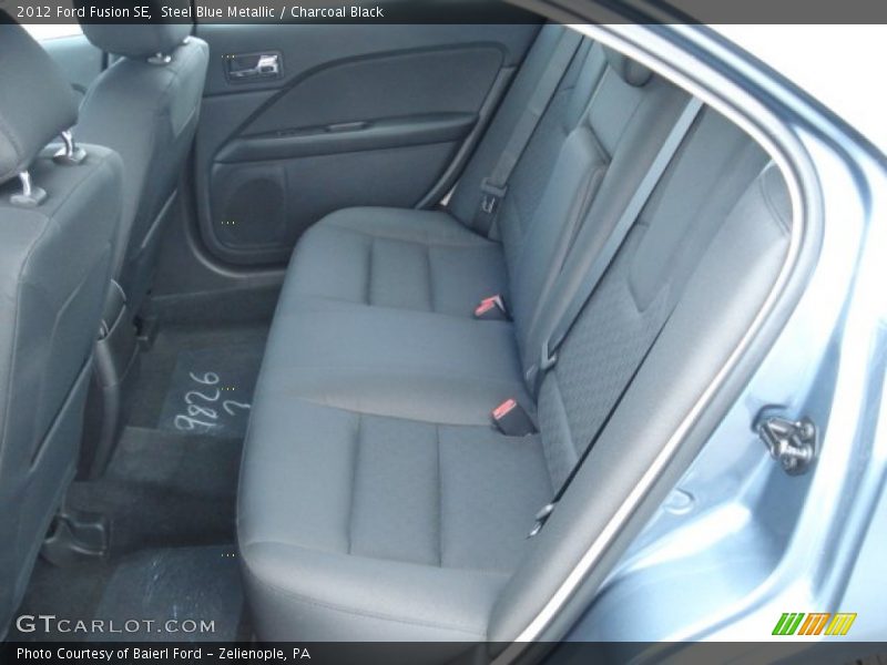 Steel Blue Metallic / Charcoal Black 2012 Ford Fusion SE