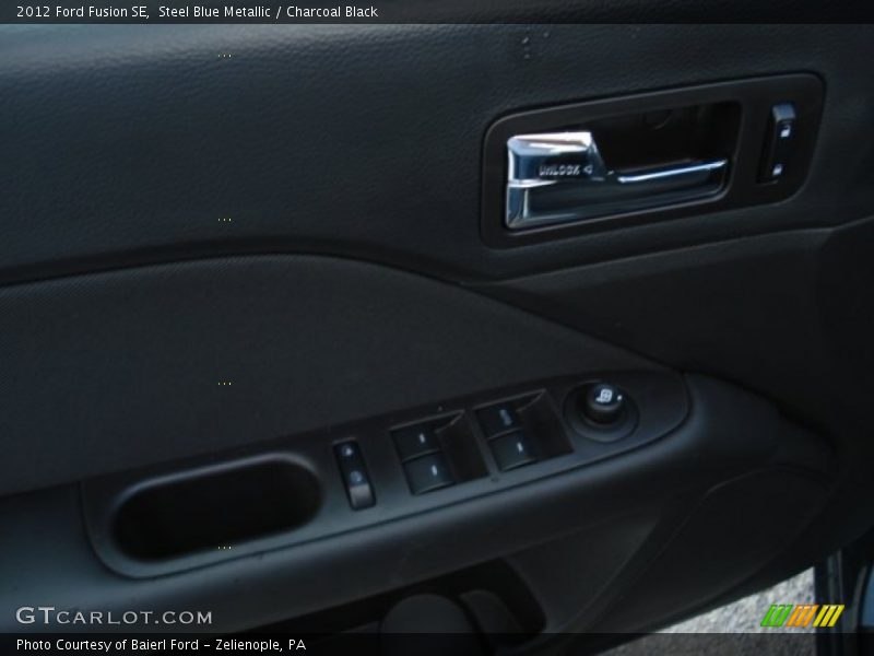 Steel Blue Metallic / Charcoal Black 2012 Ford Fusion SE