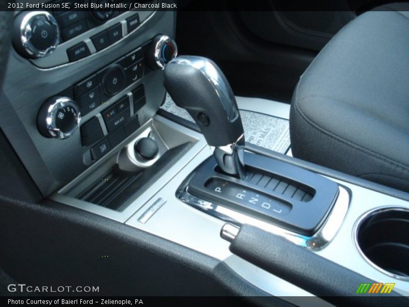 Steel Blue Metallic / Charcoal Black 2012 Ford Fusion SE