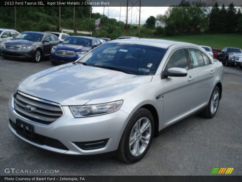 Ingot Silver Metallic / Charcoal Black 2013 Ford Taurus SEL