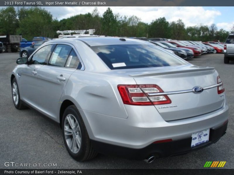 Ingot Silver Metallic / Charcoal Black 2013 Ford Taurus SEL