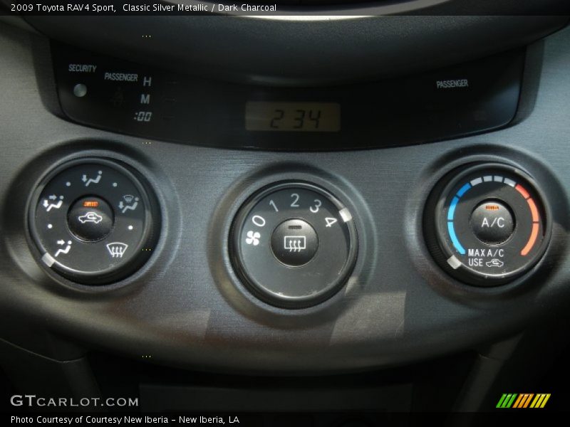 Controls of 2009 RAV4 Sport