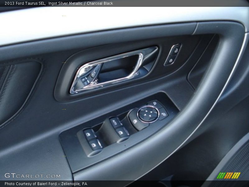 Ingot Silver Metallic / Charcoal Black 2013 Ford Taurus SEL