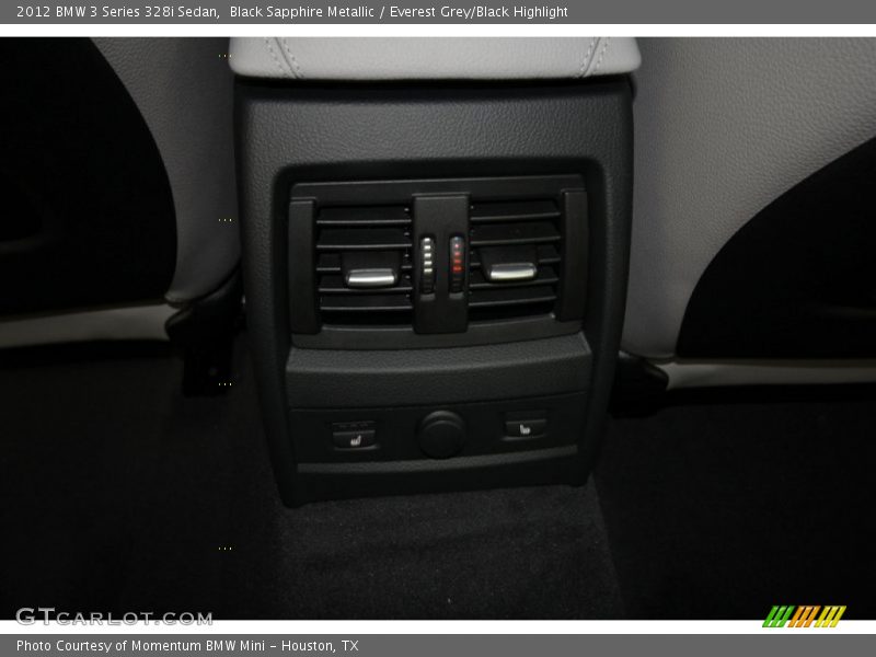 Black Sapphire Metallic / Everest Grey/Black Highlight 2012 BMW 3 Series 328i Sedan
