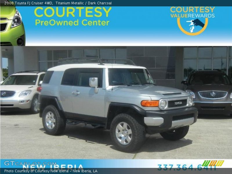 Titanium Metallic / Dark Charcoal 2008 Toyota FJ Cruiser 4WD
