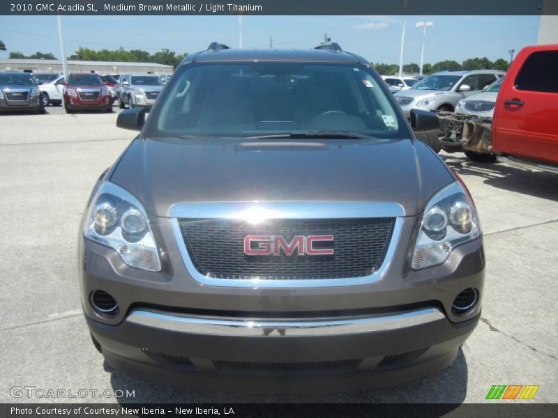 Medium Brown Metallic / Light Titanium 2010 GMC Acadia SL