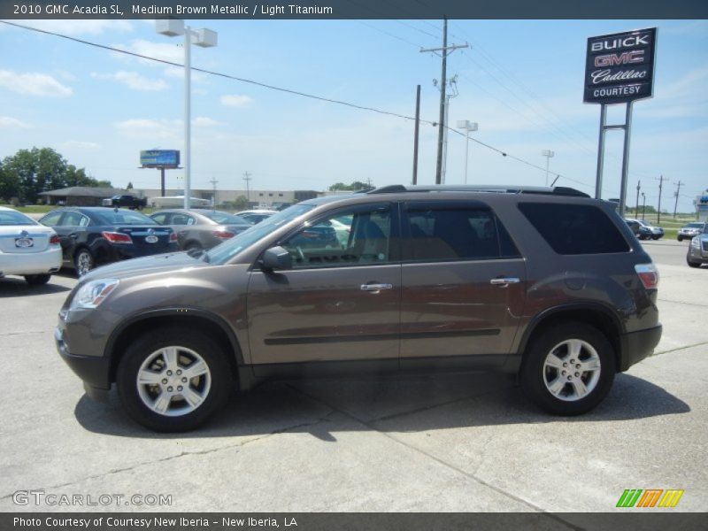 Medium Brown Metallic / Light Titanium 2010 GMC Acadia SL